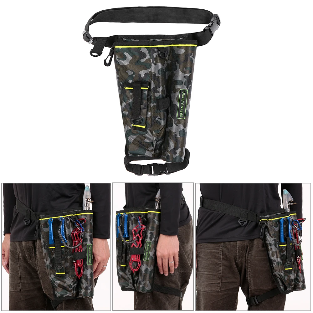 

Outdoor Multifunctional Fishing Tackle Bag Drop Leg Waist Bag Thigh Hip Outdoor Pack with Utility Case Box