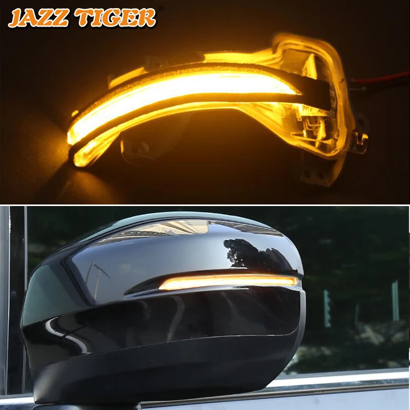 JAZZ TIGER Dynamic LED Turn Signal Lamp For Honda Accord 9 2014 2015 2016 Rearview Mirror Indicator Sequential Blinker Light | Автомобили