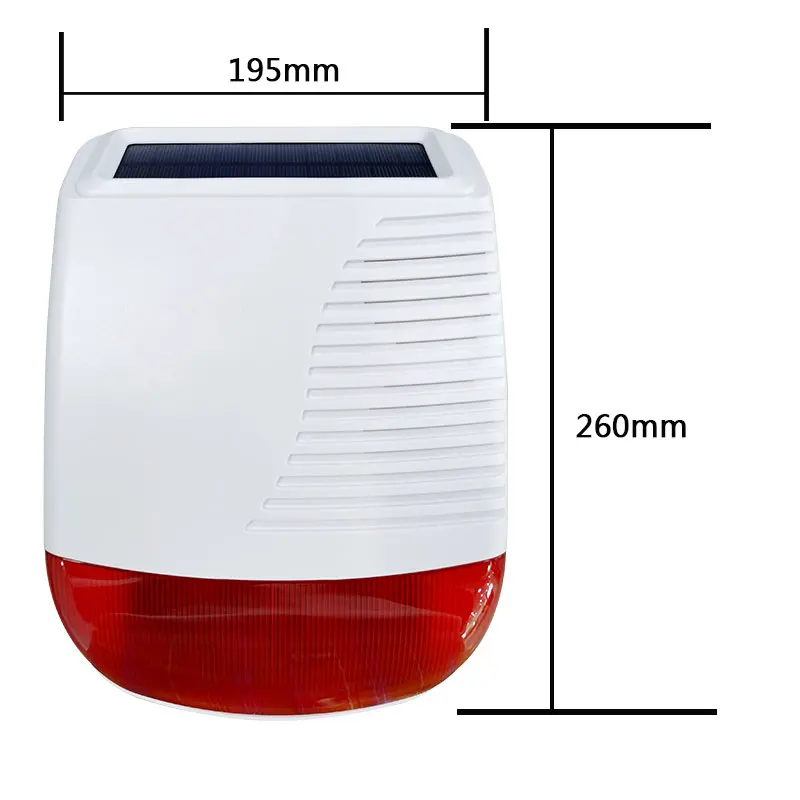 433mhz de freqüência sem fio sirene solar sistema alarme segurança em casa inteligente pir detector movimento sensor da porta controle remoto desarmar kit