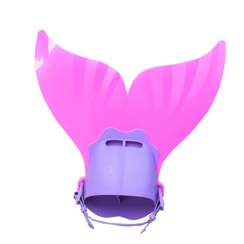 Купальный костюм русалки, детский купальный костюм, комплект бикини для косплея для девочек, купальный костюм, хвост русалки купальные костюмы, монофонический Соединительный - Цвет: Pink(Monofin)