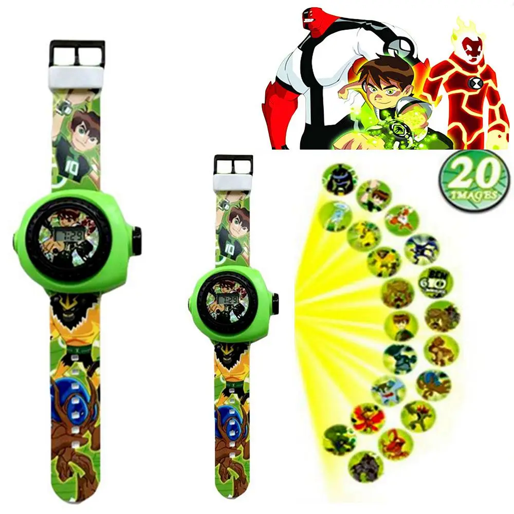 1 шт. Мультяшные цифровые часы Omnitrix Alien Force Boy 10 экшн фигурок четыре руки тепловой