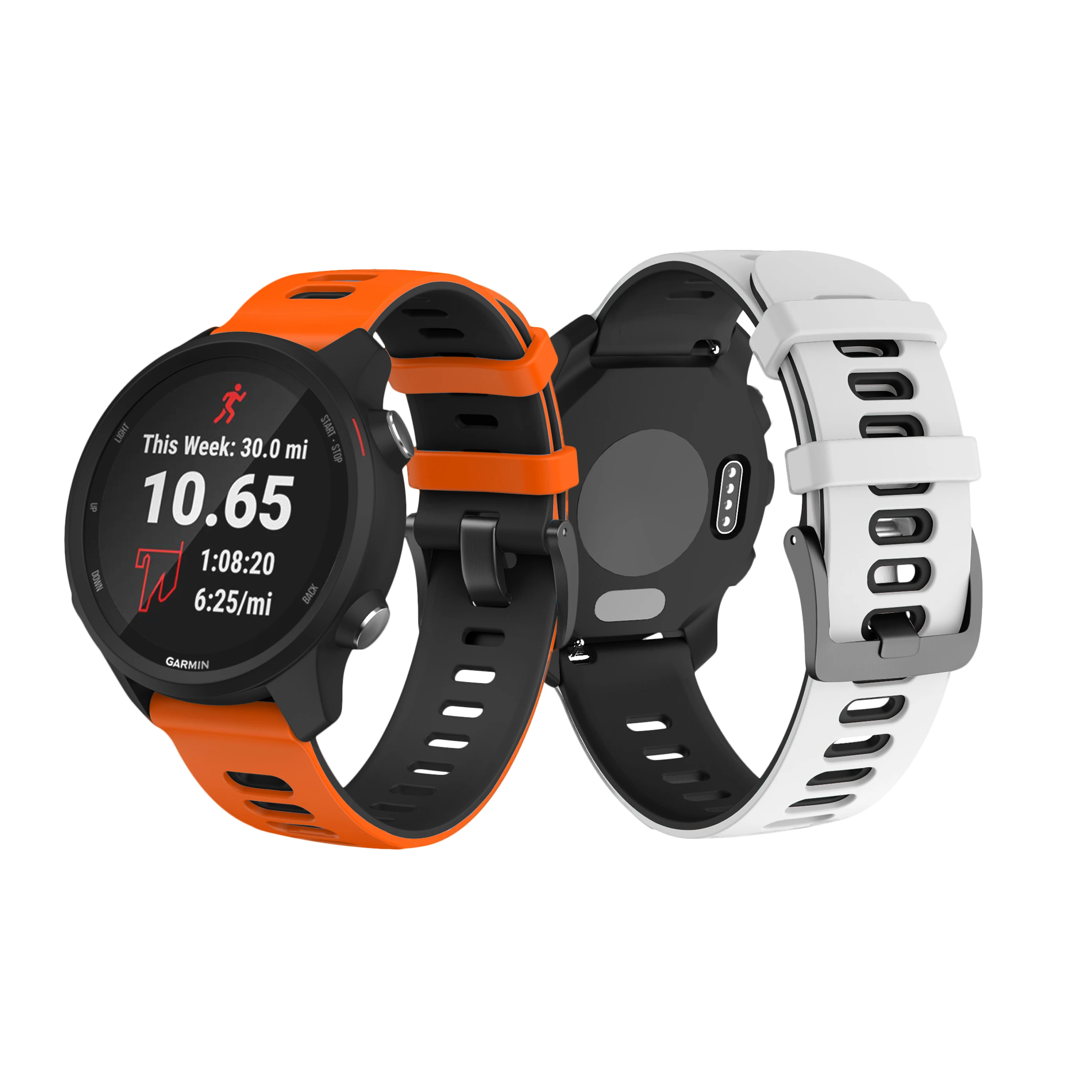 

20mm Silicone Watchband for Samsung Galaxy 42mm Easy Release Watch Strap Replacement for Huawei GT Watch/Vivoative 3/Vivomove HR