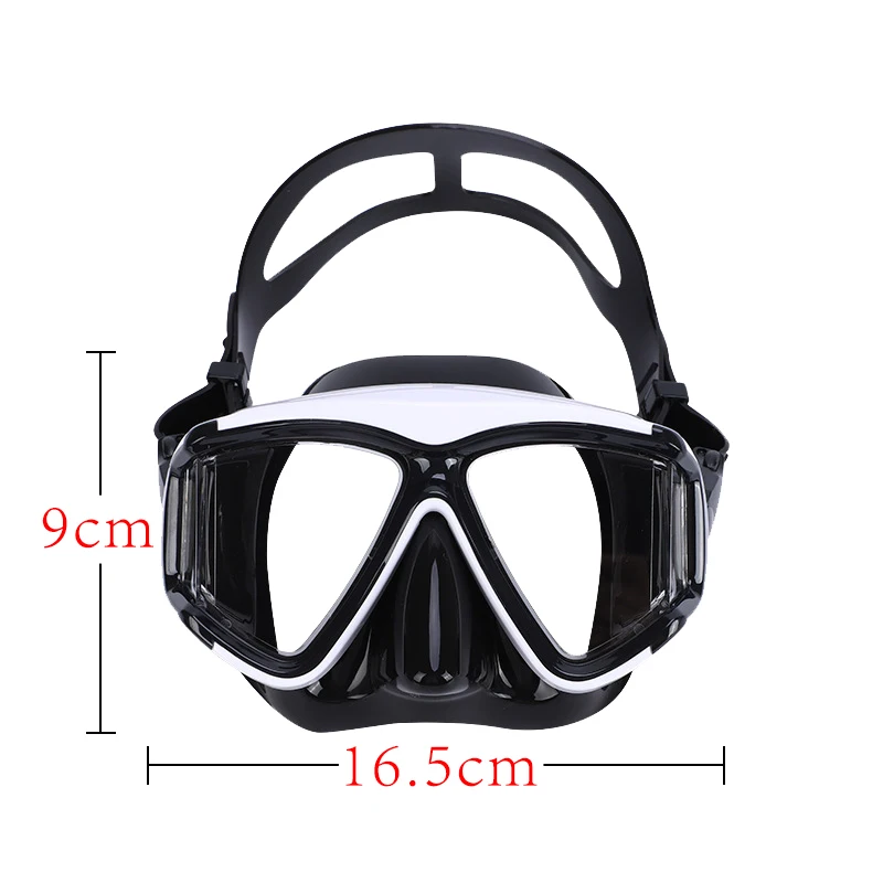 Masque De Plongée Adulte Avec Tuba HINATAA - Verre Trempé Anti-buée - Champ Vision 180° - Silicone Alimentaire - Plusieurs Couleurs