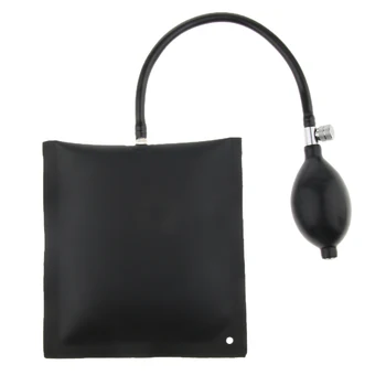 

2Pcs Black Air Pump Wedge Inflatable Leveling Alignment Shim Bag Tool 15x15cm, eliminates the need for shims and wedges