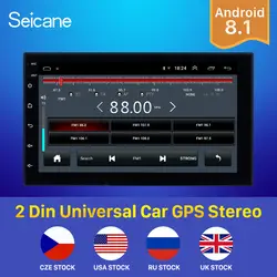 Seicane Android 8,1 7 дюймов, двойной din универсальный автомобильный Радио gps мультимедиа устройство плеер для TOYOTA NISSAN KIA RAV4 Honda VW hyundai