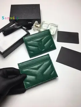 

2020 Luxury Fashion New Credit Card Cardholder Wallet Leather Bank Card Wallet Business Id Card Cardholder