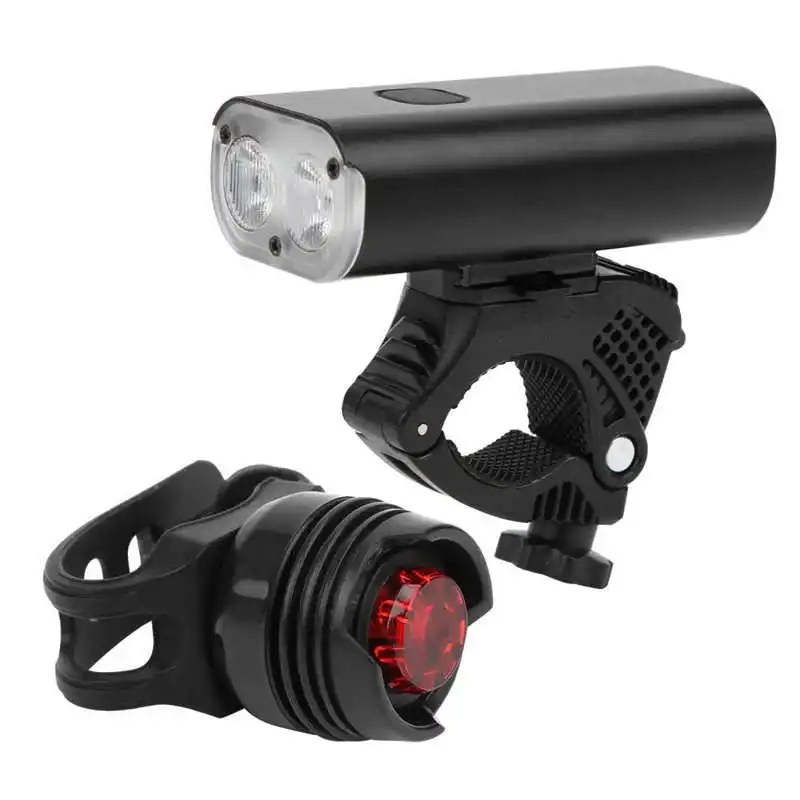 Bike Front Rear Light USB Rechargeable Cycling Bike Lamp Front