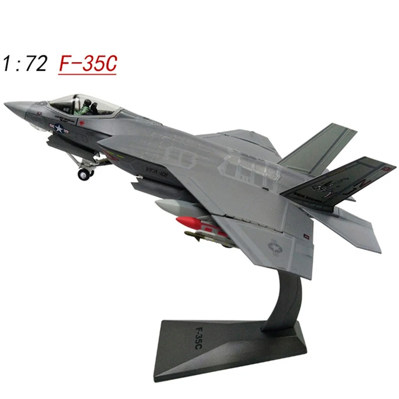 1/72 масштаб сплав самолета F-35 ВВС США F35A F35B F35C Lightning II Объединенный истребитель-бомбардировщик детские игрушки подарок для детей