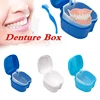 Denture Bath Box Case Dental False Teeth Storage Box with Hanging Net Container Plastic Artificial Tooth Organizer Teeth Care 1