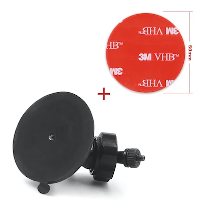 Bracket with 3M Dvr пластиковая присоска для автомобильных видеорегистраторов присоска держатель 3M Двухсторонняя клейкая акриловая пена для автомобиля камера кронштейн для регистратора - Название цвета: Bracket with 3M
