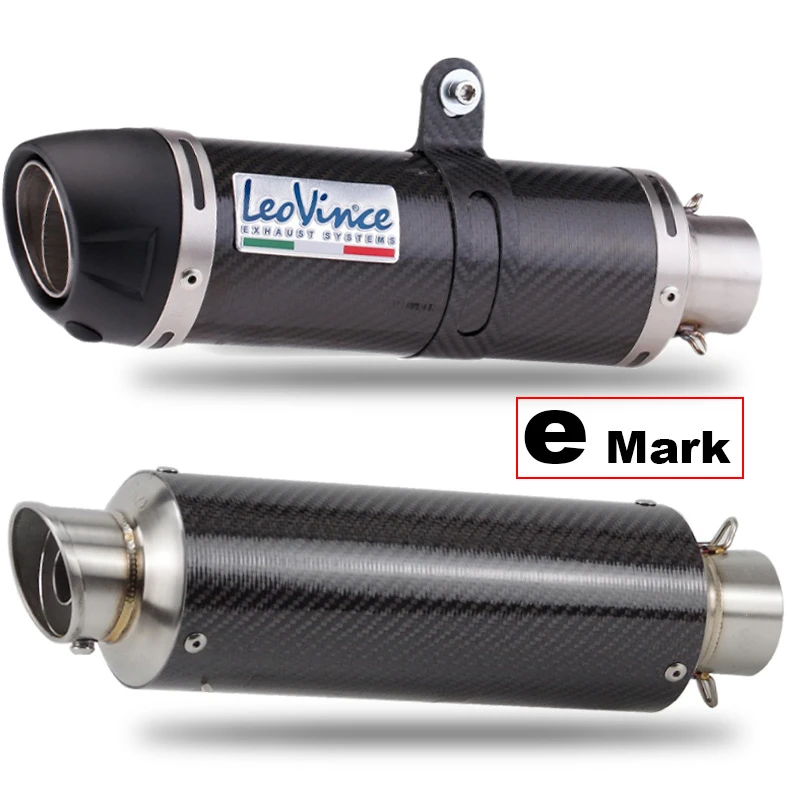 Motorcycle Exhaust 38mm51mm Inlet Motocross Motorbike Muffler For Left