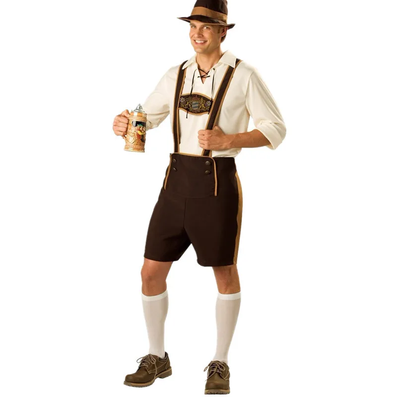 Bavarian Man Beer Festival German Oktoberfest Adult Mens Fancy Dress Costume 