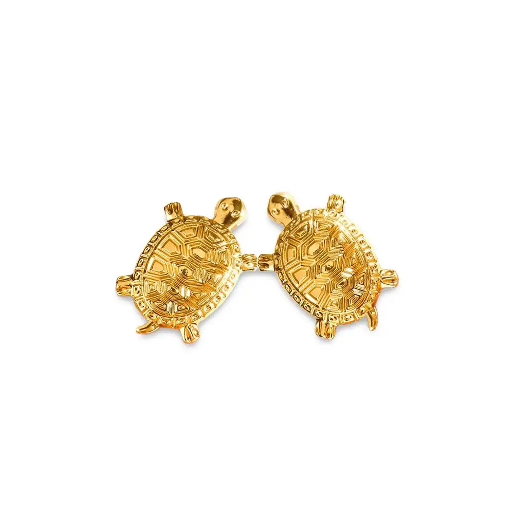 Миниатюрный кошелек с золотым покрытием и подвеской в виде черепахи|Декорации| |