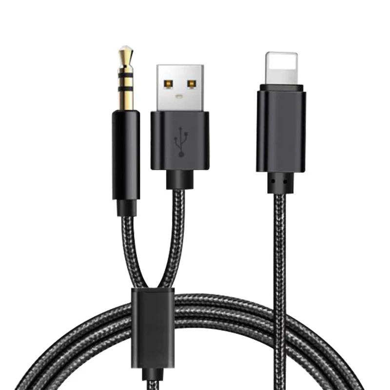 

8 Pin To 3.5 Mm Jack Male Audio Cable Adapter Stereo Cord for IPhone XS Max XR X 10 7 8 6S Plus Ios Headphone Car Aux Connector