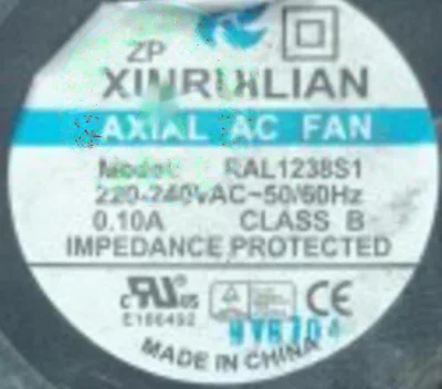 1 шт. новый вентилятор RAL1238S1 RAH1238S1 220-240 В XINRUILIAN 12 см Бесплатная доставка | Автоматизация зданий -1005001645784768