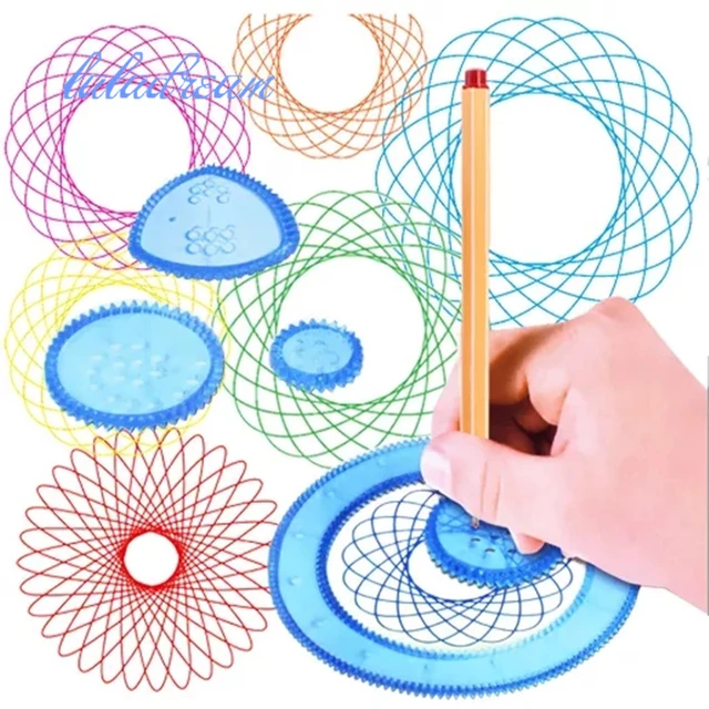 Spirograph — Deluxe Set — Spiral Art Drawing Kit — The Classic Way to Make  Countless Amazing Designs — For Kids Ages 8+