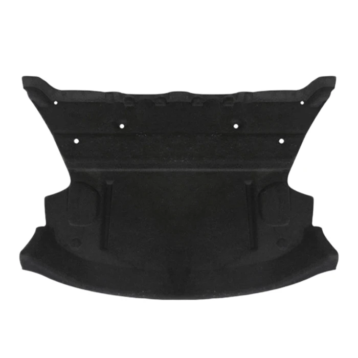 

DWCX PVC Car Rear Trunk Soundproof Cotton Protective Cover Mat Pad Black Fit for Tesla Model 3 2017 2018 2019