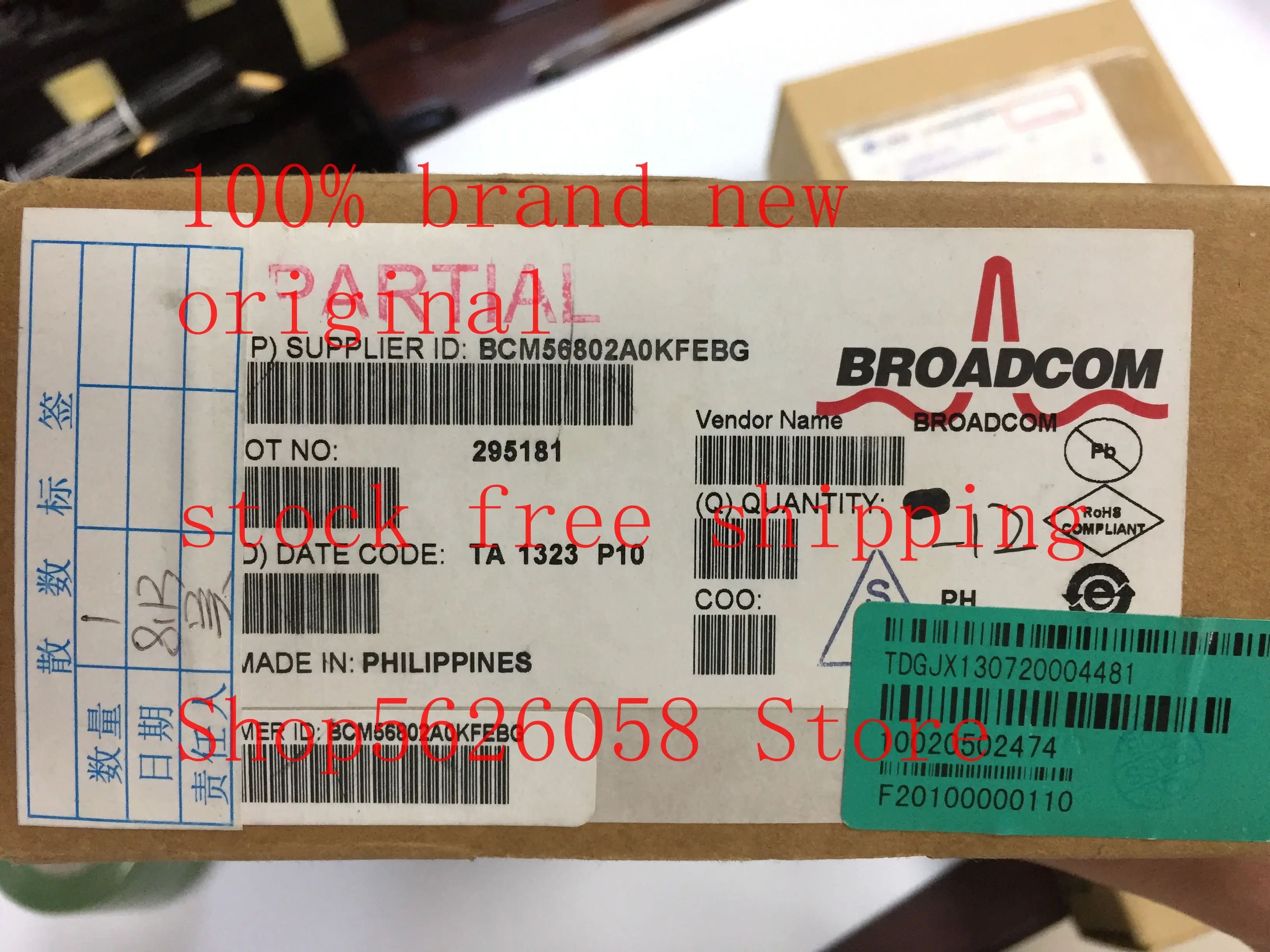 

1 шт./лот BCM56802A0KFEBG BCM84861A0KFSBG BGA 100% Новый оригинальный запас