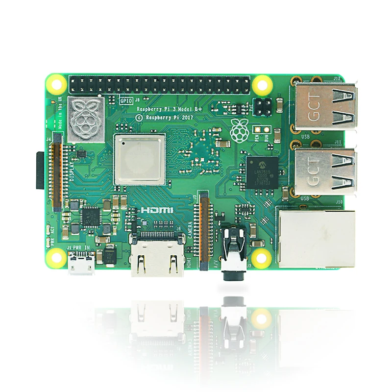 Raspberry Pi 3 Model B+ комплект 16G SD карты+ чехол+ 5 V/2.5A EU/US Питание с кабелем+ теплоотвод