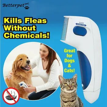 

Electronic Flea Comb Dog Grooming Anti Removal Kill Lice Cleaner Electric Head Pet Electric Terminator Brush for Dog