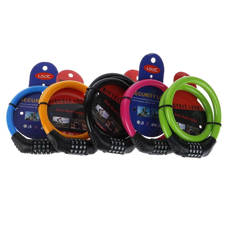 

Bike Lock 4 Digit Code Combination Bicycle Lock Bicycle Security Lock