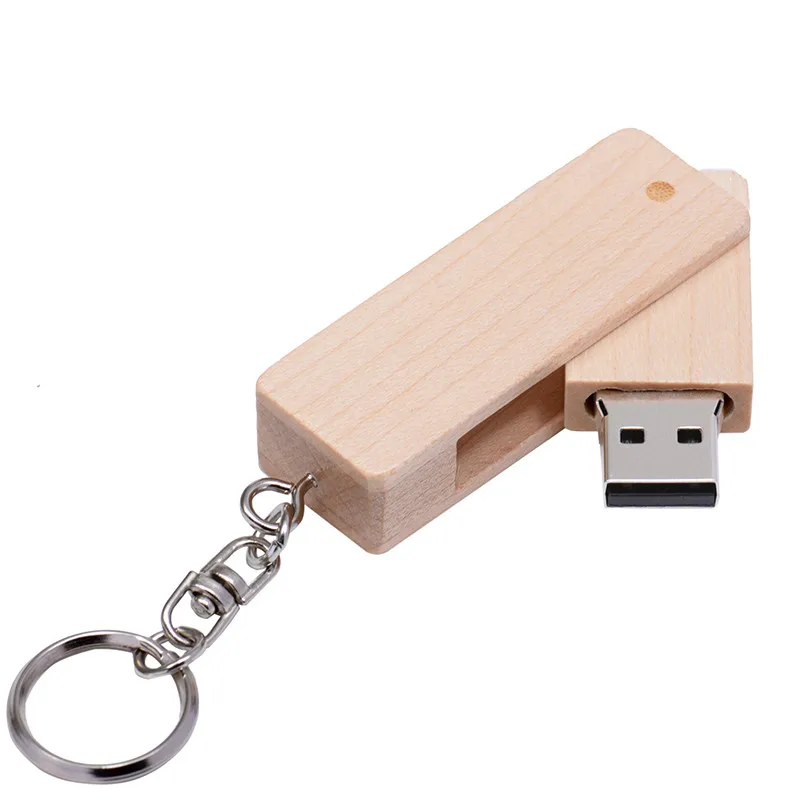 JASTER логотип персональный деревянный USB флеш-накопитель креативный подарок индивидуальный логотип дерево u диск бамбуковая Флешка 4 ГБ 8 ГБ 16 ГБ 32 ГБ 64 ГБ - Цвет: maple