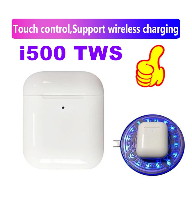 

i500 TWS AP2 1:1 Wireless Earphone Bluetooth 5.0 Super Bass true battery not W1 H1 Chip pk i20 i60 i80 i100 i200 i300 for phone