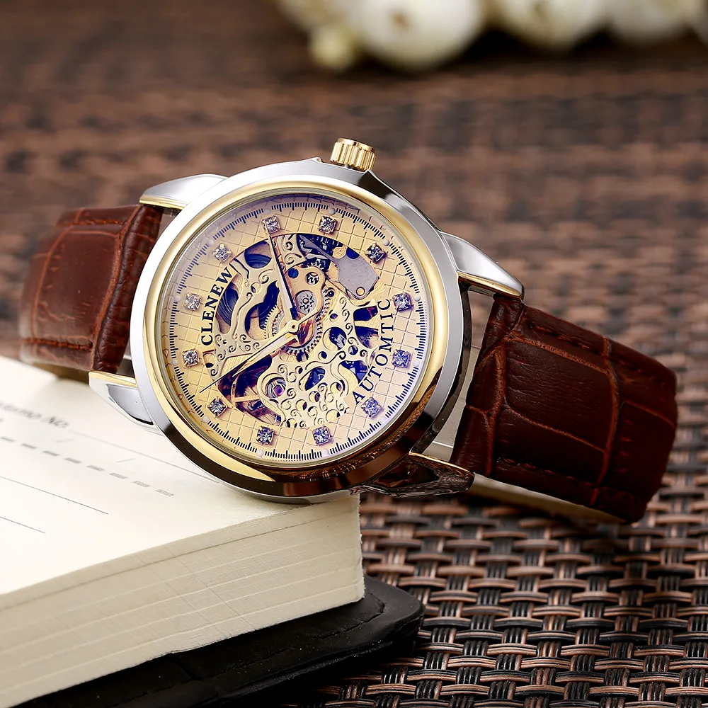 

Card Force Cattle Fashion And Personality Hollow out Analog Watch Diamond Measuring Magic Blue Men Analog Watch Waterproof Genui