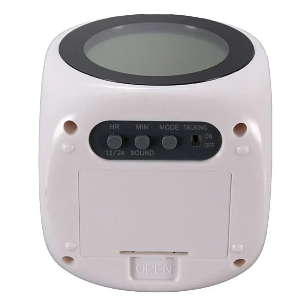 Multifunction LCD Talking Projection Alarm Clock Time & Temp Display