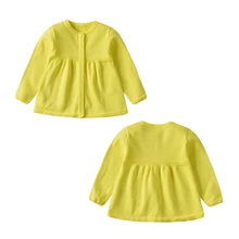 Свитер для маленьких девочек; осенний хлопковый свитер; Топ; одежда для маленьких детей; вязаный свитер для мальчиков и девочек; детская весенняя одежда