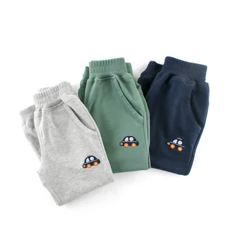 

2020 Children's Pants New Boys' Cotton Sports Pants Baby's Spring And Autumn Leggings Car Design Trend Football Clothes