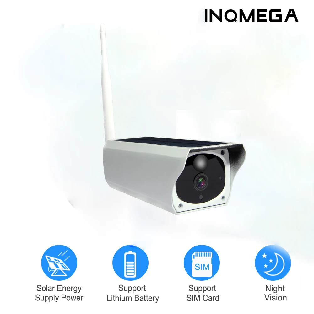

1080P Solar IP Camera Wifi Wireless Security Camera Waterproof Outdoor IR Night Vision Solar Power Camera HD