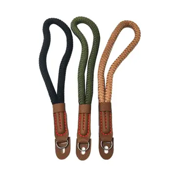 

Cotton soft SLR camera with photographic camera accessories camera wrist strap - Army Green