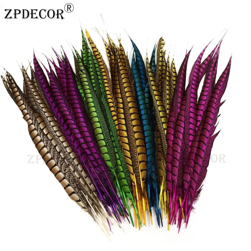 

ZPDECOR 55-60 см, 22-24 дюйма, дамские фазаньские перья