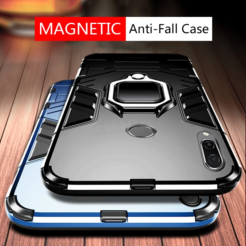 Для Huawei P30 Pro P20 Lite Honor 10 8x20 защита от ударов при падении Кольцо магнитный чехол с