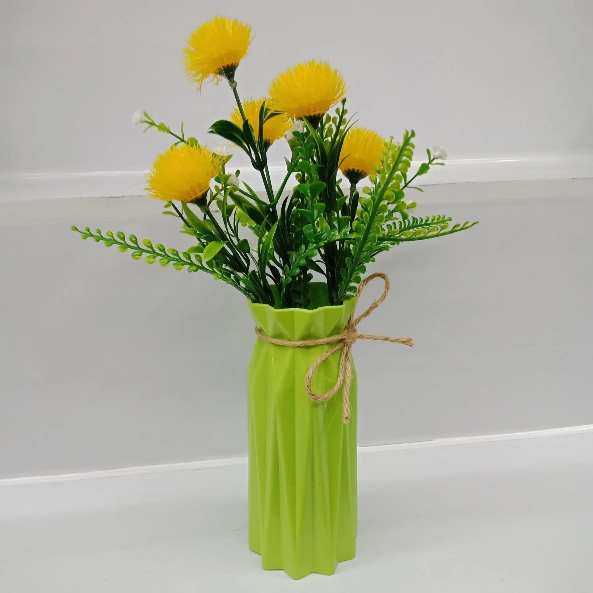 Оригами пластиковая ваза имитация керамики не легко сломать цветок цветочный горшок корзина для декора; ваза с цветами домашний сад ветер
