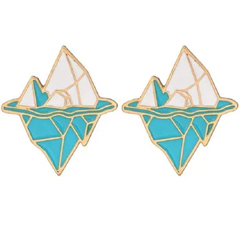 

1.25'' Iceberg enamel lapel pin cute badges