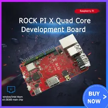 ROCK PI X Model B Win10 Intel Atom x5-Z8350 komputer jednopłytkowy SBC