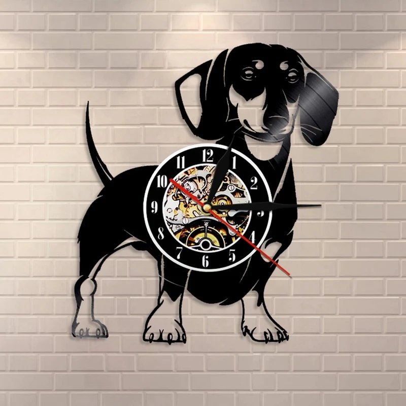 Креативный стиль собаки этиленовые часы в классическом художественном альбоме настенные часы современный дизайн Декор для гостиной украшения детской комнаты
