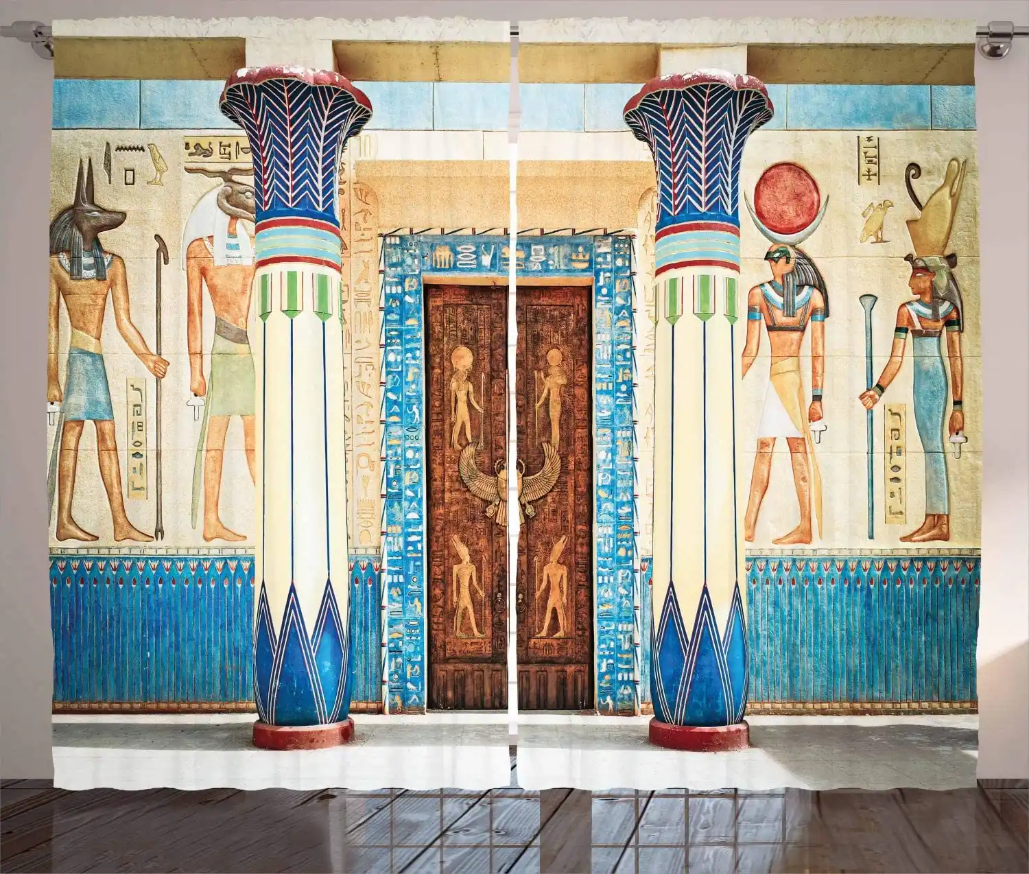 Egyptian Window Curtains Egyptian Writing On Stone Antique Old Indigenous Civilization Living Room Bedroom Decor Curtain Window Curtains Aliexpress