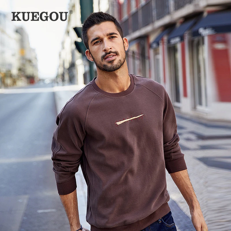 Mens fashion crewneck sweatshirt Clearance