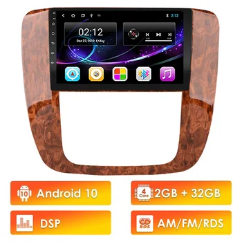 

2.5D 9 Inch Android 10RDS DSP Car Multimedia Player FM BT GPS Navigation Player For GMC Yukon Chevrolet Tahoe Suburban 2007-2012