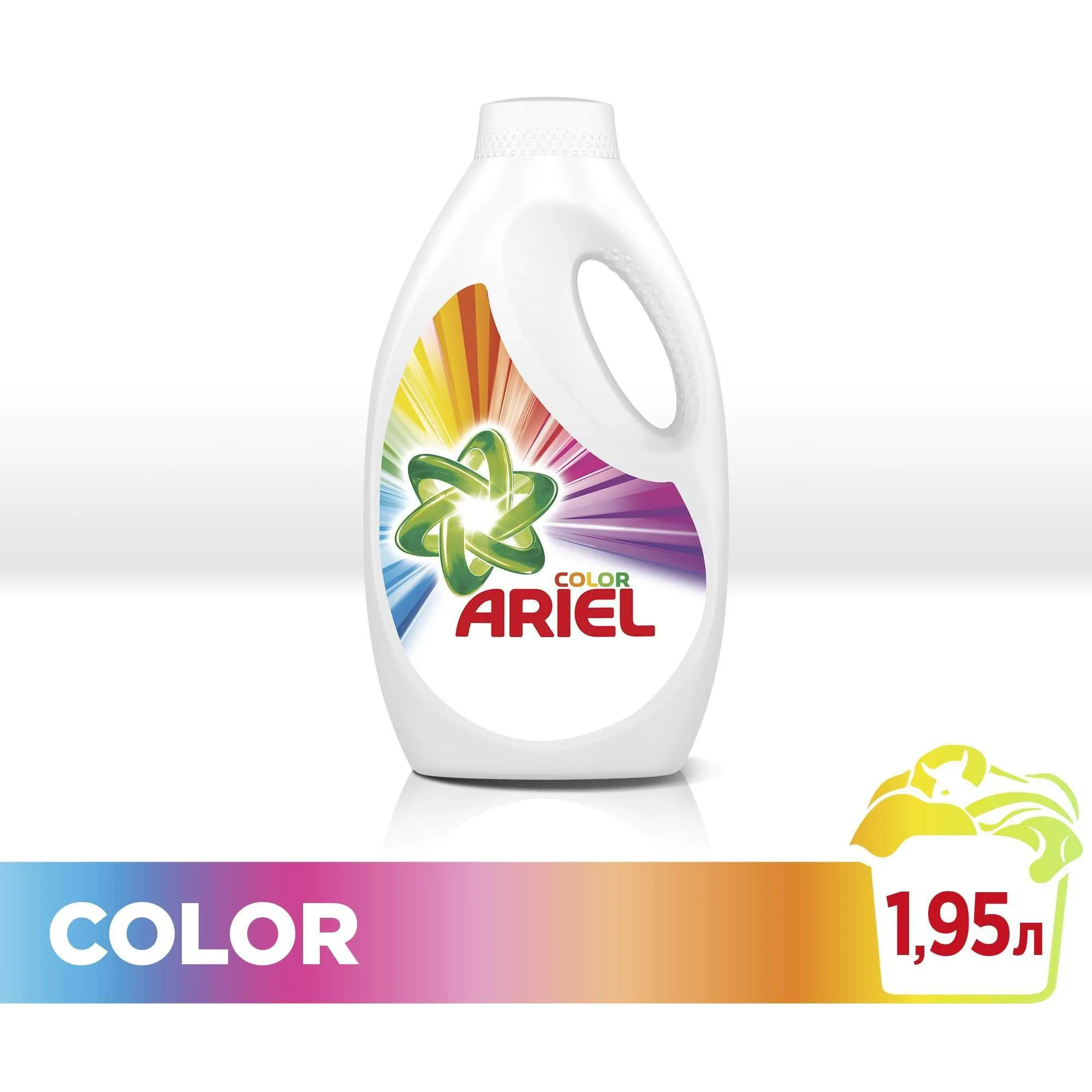 Гель для стирки 30 стирок «Color» Ariel, 1.95 л