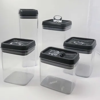 

plastic storage tank, kitchen transparent snack grain and miscellaneous grain receiving tank, receiving box food sealing tank,