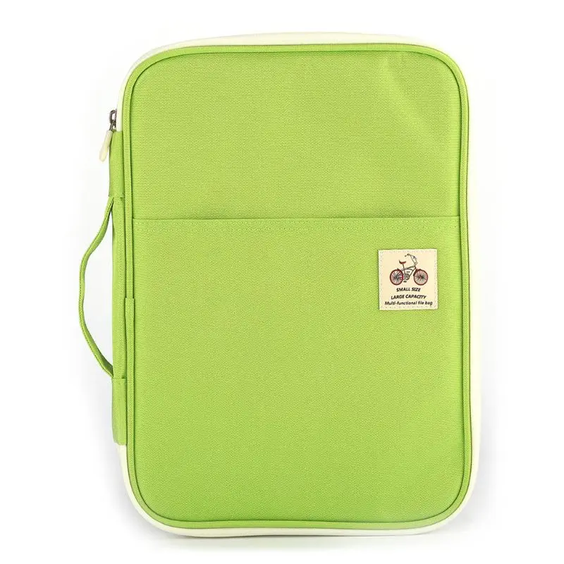 Green A4 Документ ноутбук сумка рукав сумка чехол для Macbook Air Pro 1" 12" 1" 14" - Color: Green