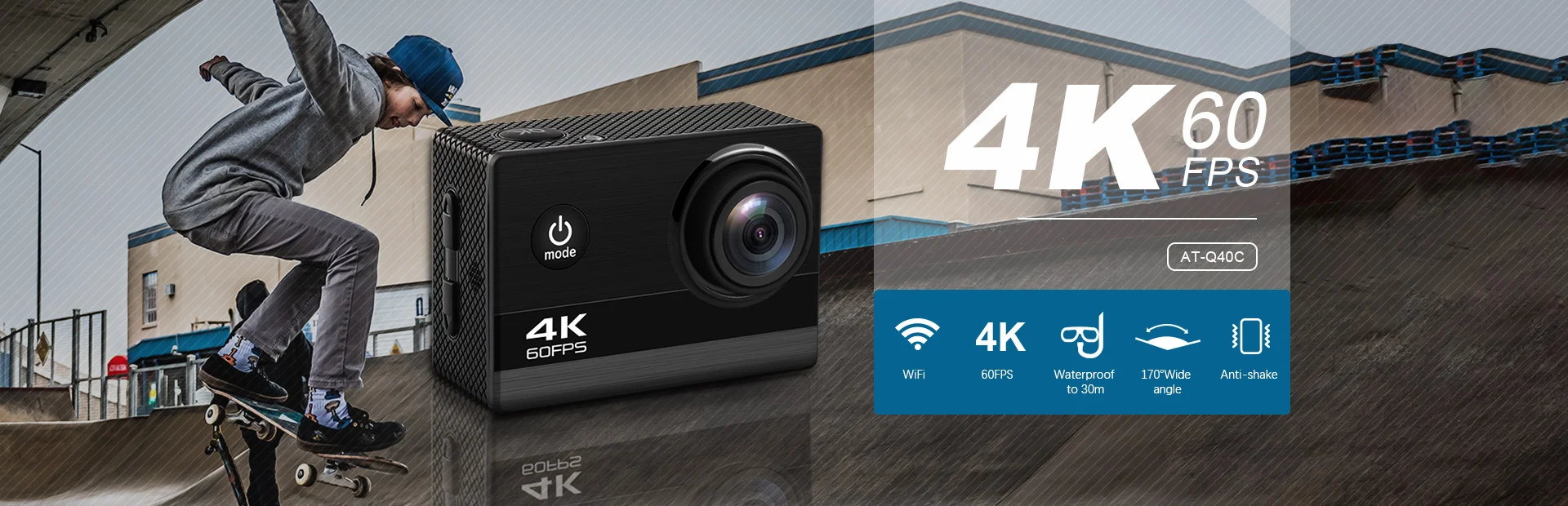 H9R Экшн-камера Ultra HD 4 K/25fps WiFi 2," 170D подводная камера Go Водонепроницаемая профессиональная спортивная камера на шлем для верховой езды, альпинизма