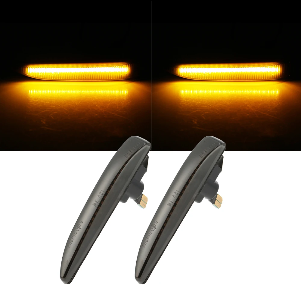 

2pcs Car Side Marker Turn Signal Lights Lamp For BMW E65 E66 E67 4D Sedan Solo 2002-2008 Turn Signal Light