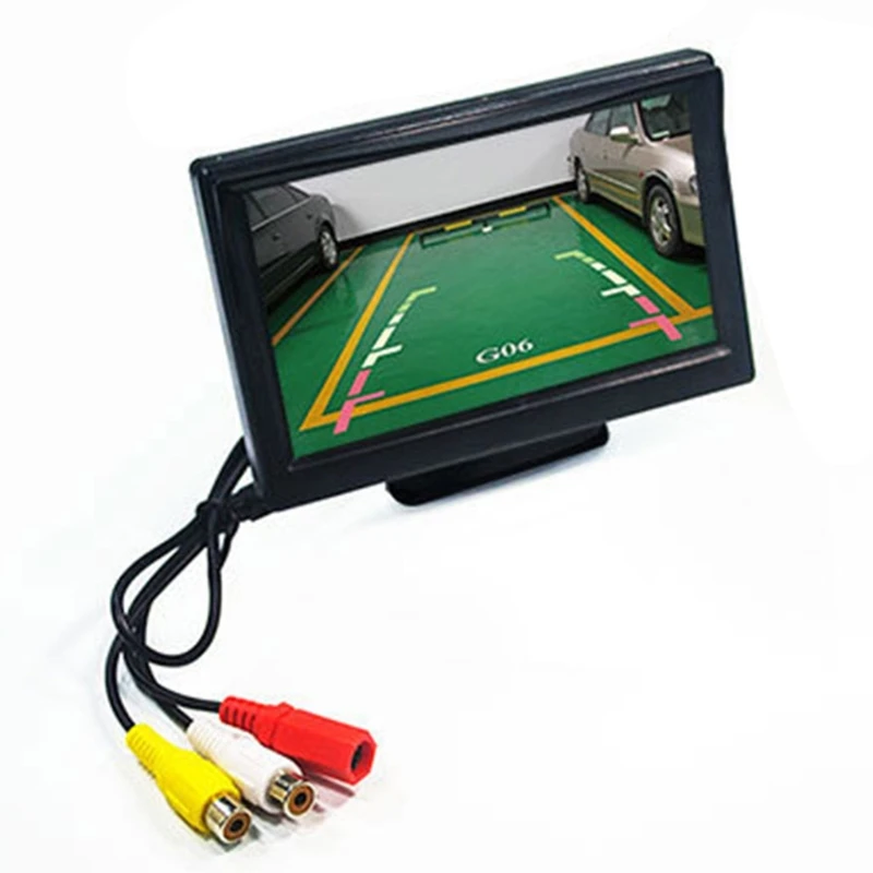 5 inch Car Reversing Monitor LCD High Definition Digital Screen 2 Way