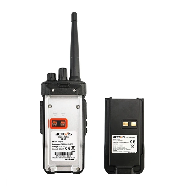 2 шт. RETEVIS RT48/RT648 IP67 водонепроницаемый Walkie Talkie плавающий PMR радио PMR/FRS VOX usb зарядка 2 способ радио для Baofeng UV-9R