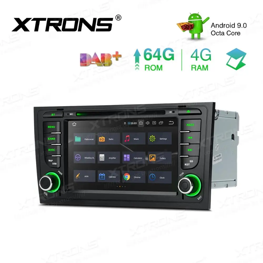 Sale 7" Android 9.0 Pie OS Car DVD Multimedia GPS Radio for Audi A6 1997-2004 & S6 1999-2003 & RS6 2002-2004 & Allroad 1999-2005 2